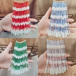 单条米珠流苏半成品链条团扇秀禾头饰汉服发簪diy辅料饰品配件