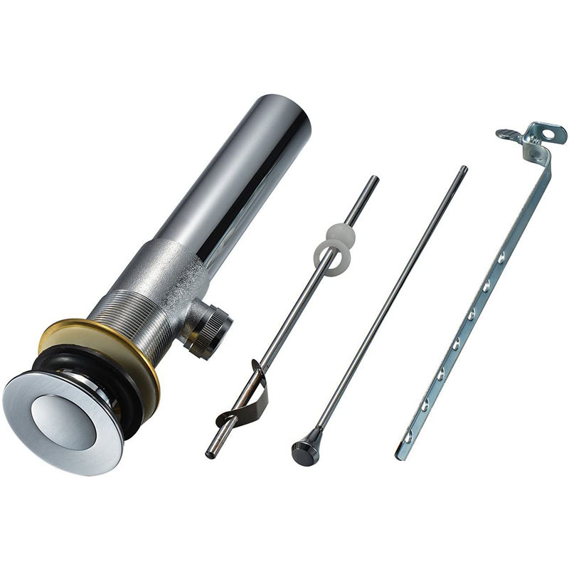 Amazon wayfair bathroom faucet sink metal pop-up drain plug assembly brushed nickel finish