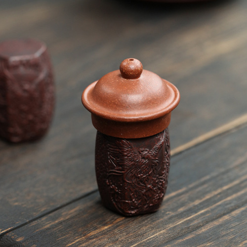Yixing handmade purple sand cover wholesale stone stool saucer teapot cover bowl holder Kung Fu tea ceremony tea set accessories