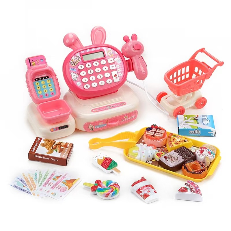 T858 - 8M conejo rosa 27pcs set 460g