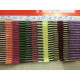 Imitation Cotton Bracer Color Stripe Needle Sweated Cloth Polyester Combed Bracer Yarn-dyed Toothpick Strip Knitted Cloth Knitted Plain Fabric