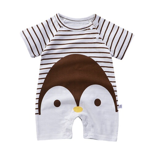 Baby onesie short-sleeve suit for summer, baby clothing, A-class crawling suit, pure cotton, unisex, diaper cover, newborn suit.