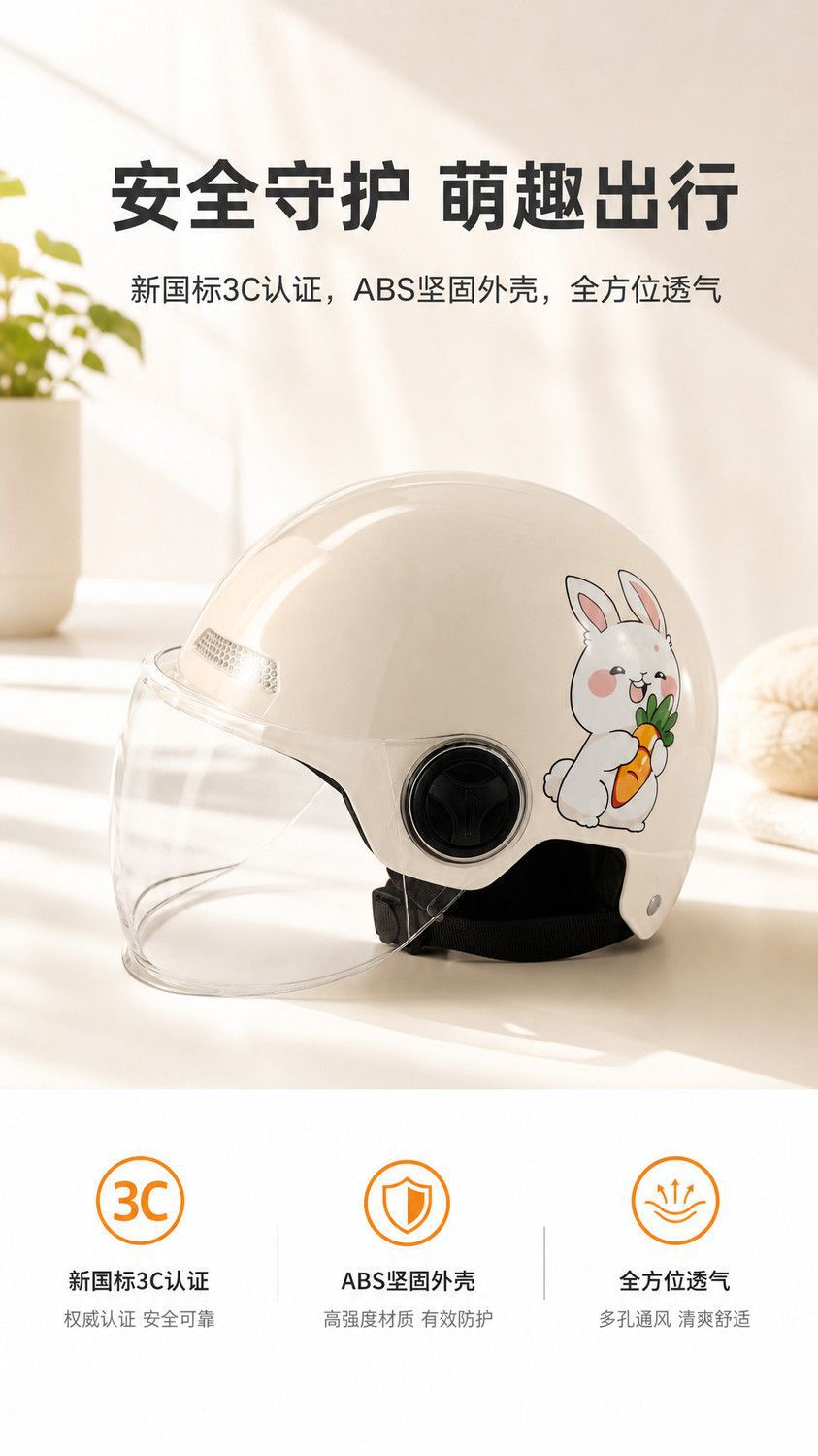 New national standard 3C certified electric vehicle helmet for men and women, summer sun protection, suitable for all seasons, adjustable riding safety helmet