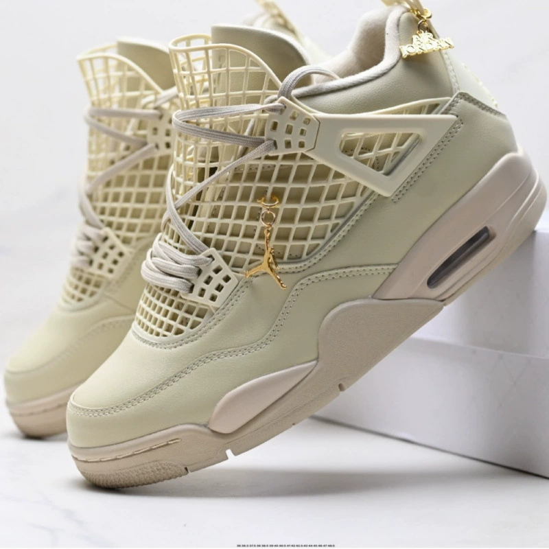 Putian мужские кроссовки AJ4Mid-top Белый Цемент Oreo Университетский синий Реплика Оригинальные повседневные баскетбольные кроссовки