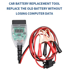 Car OBD continuous battery replacement tool computer power-off memory replacement battery leakage detection tool