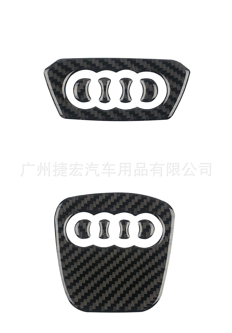 Suitable for Mercedes-Benz, Bmw, Audi, Volkswagen, Toyota, Honda, Lexus Car Carbon Fiber Steering Wheel Standard Real Carbon Fiber Decorative Stickers