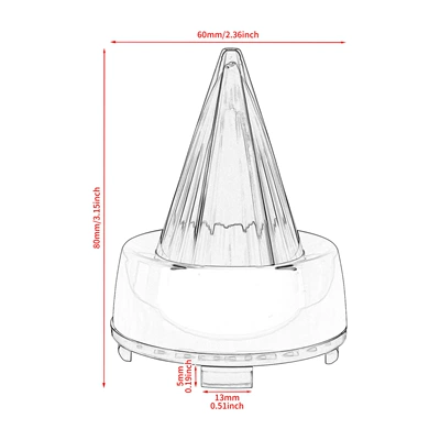 Motosiklet ləvazimatları və aksesuarları: housing turn signal lens lamp