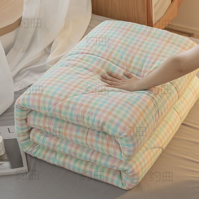 Quilt, Winter Quilt, Dormitory Factory Wholesale Bedding, Single and Double Student Supplies, Rental House Complete Set