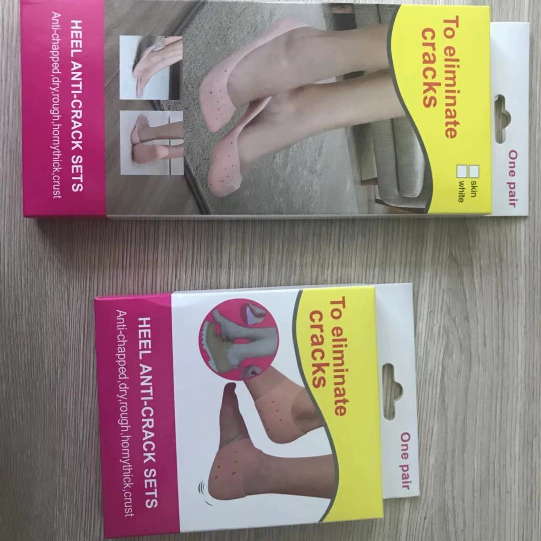 Силиконовые гитеры, увлажняющий гель, педикюрная наклейка для пят feet, (торговля через границу), против трещин