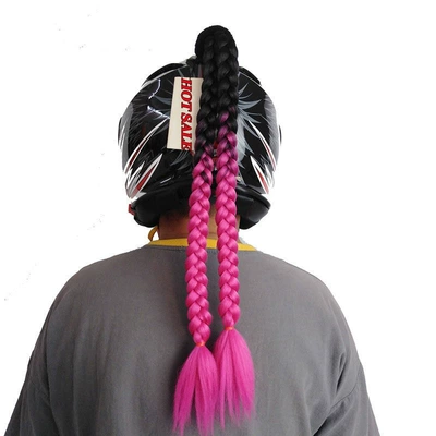 Motosiklet dəbilqələri – Decoration - black-rose-red