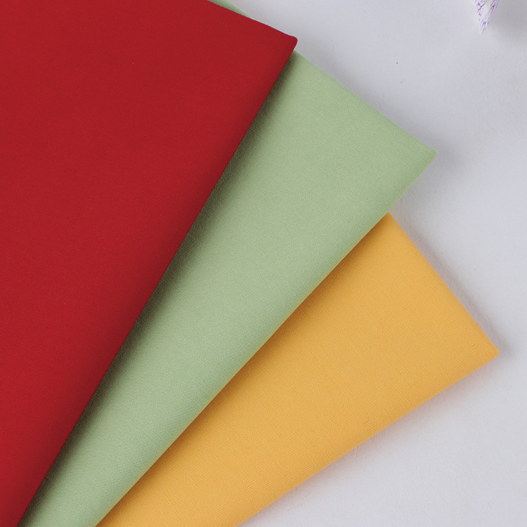 Nueva tendencia de algodón orgánico twill textiles teñidos