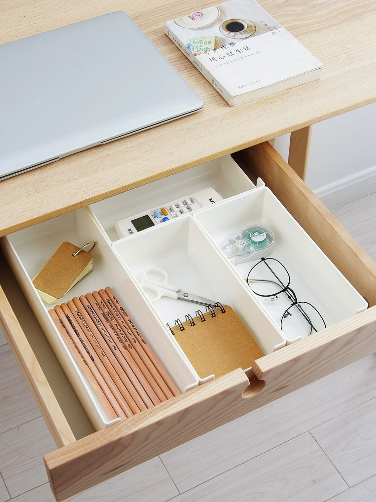 Japanese table rectangular plastic storage box, classification