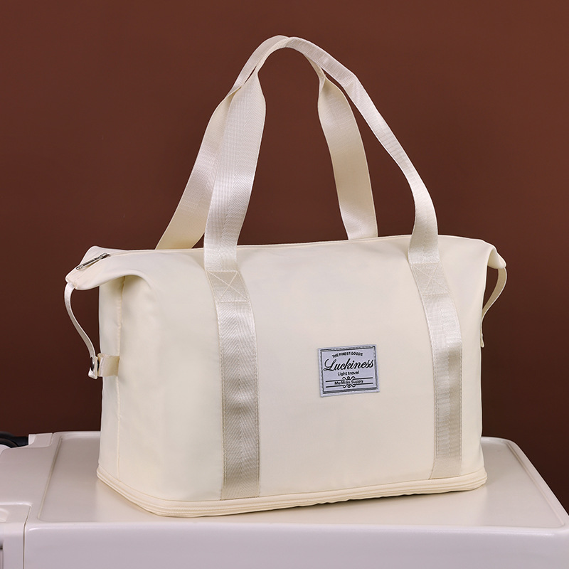 Nueva bolsa de viaje de las mujeres de gran capacidad bolsa de fitness mojado y seco de separación deportes bolsa de almacenamiento de viaje bolsa de equipaje de ropa