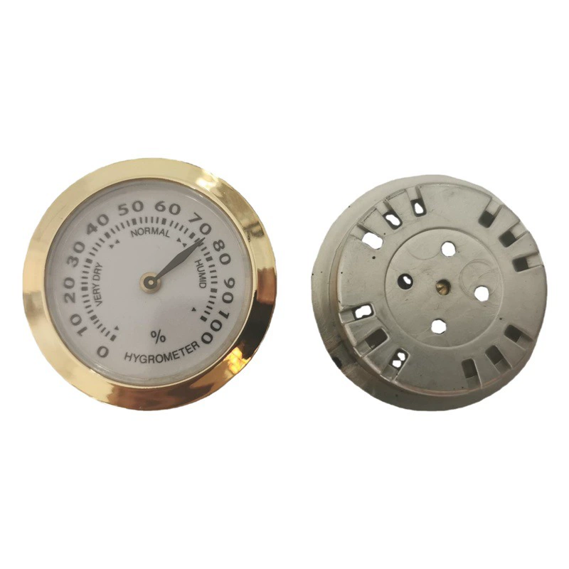 Пластиковый корпус, встроенный гигрометр, влагостойкая коробка, коробка для сигар, мандариновая кожа, ведро, тип указателя, гигрометр, измерительный прибор
