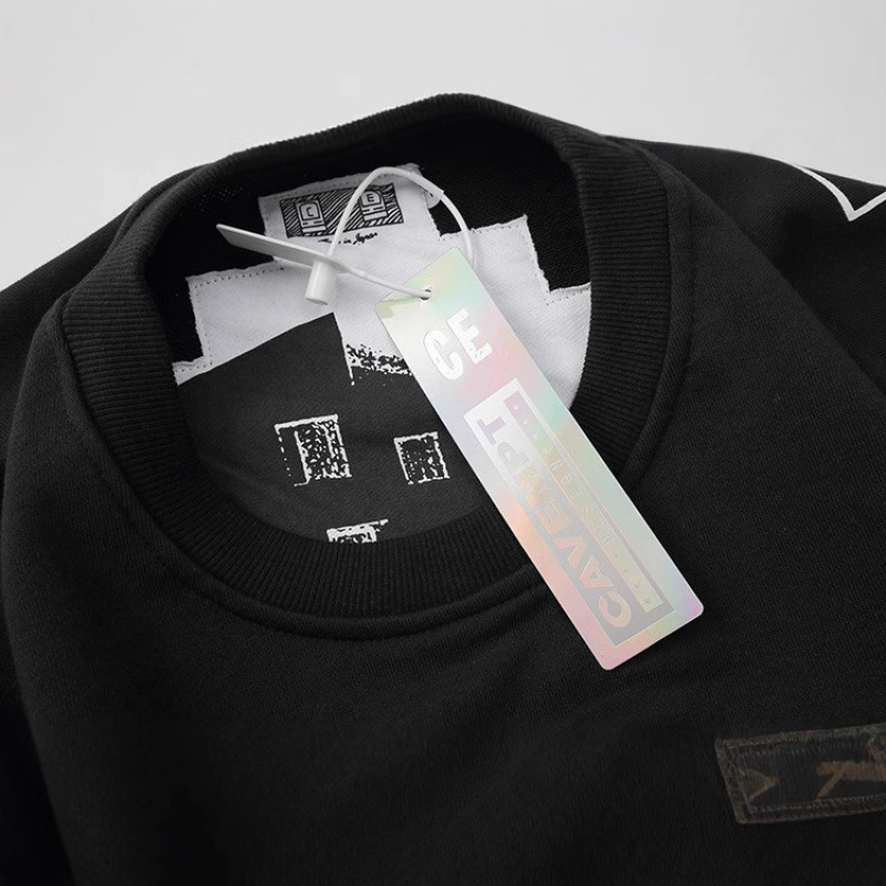 C.E Cav Empt Ins Super Popular Tokyo Starry Night Scene Crew Neck Pullover Unisex Japanese Style Loose Sweatshirt C.E Cav Empt Ins Super Popular Tokyo Starry Night Scene Crew Neck Pullover Unisex Japanese Style Loose Sweatshirt