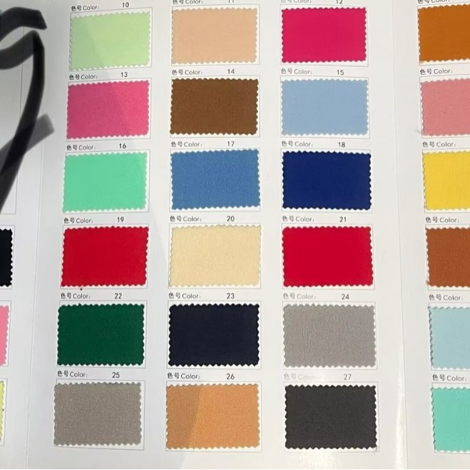 柯桥厂家200-250克氨纶空气层大量现货校服面料女装针织健康布