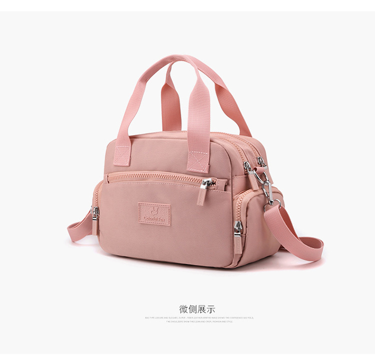New cross-border women's bag, large-capacity waterproof crossbody bag, simple and fashionable handbag, nylon women's bag, mom bag undefined