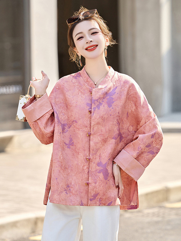 新中式国风外套女春秋季新款高级感气质显瘦减龄上衣ME5510|undefined