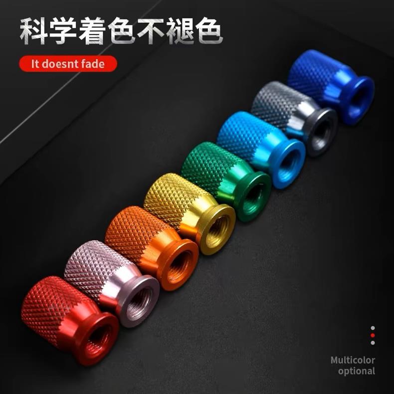 Suitable for Audi A3 A4 A6L A8 Q3 Q5 TT car aluminum alloy valve core cover tire nozzle cap