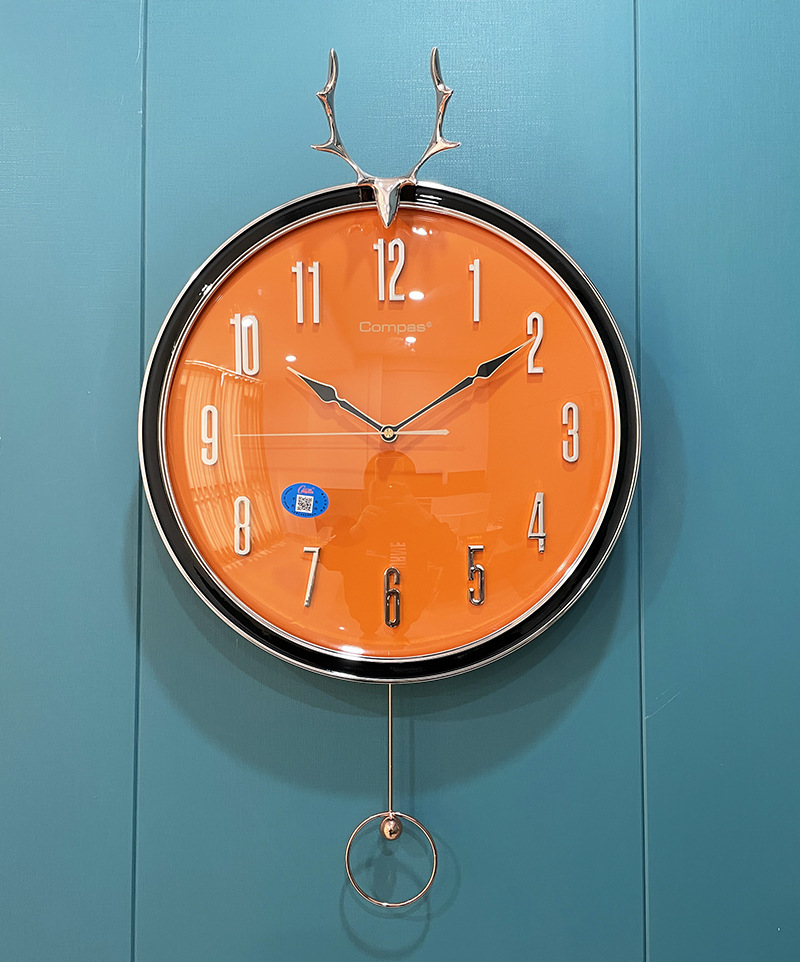 Buy quality Light Luxury Wall Clock Living Room Modern Minimalist