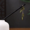 Bamboo Chinese hairpin with tassels