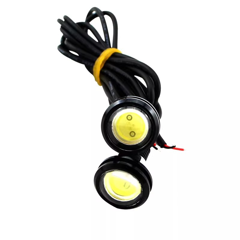 Coche camión lámpara led ojo de águila super brillante impermeable rebelde luz auxiliar de marcha atrás luz de viaje diurna modificada luz exterior de coche brillante