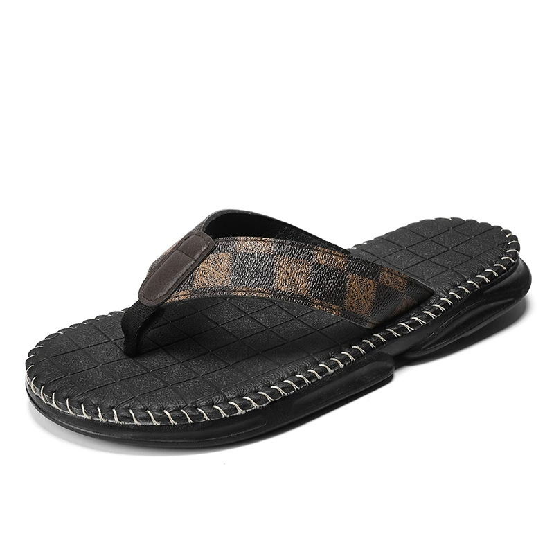 Summer beach high flip flops, comfortable trend slippers platform, footwear