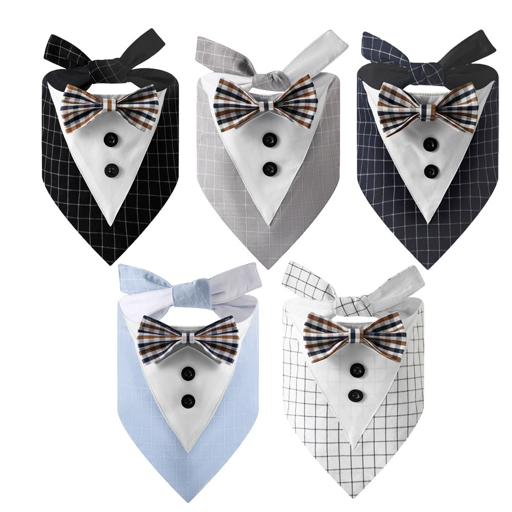 Трансграничный Новый плед Pet костюм треугольное полотенце красивое домашнее животное полотенце слюны домашнее животное свадебное треугольное полотенце шарф для собак