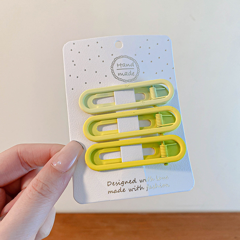 Horquilla de dopamina clip lateral femenino flequillo de sentido avanzado clip pequeño roto horquilla de moda clip lateral lindo clip bb clip tocado