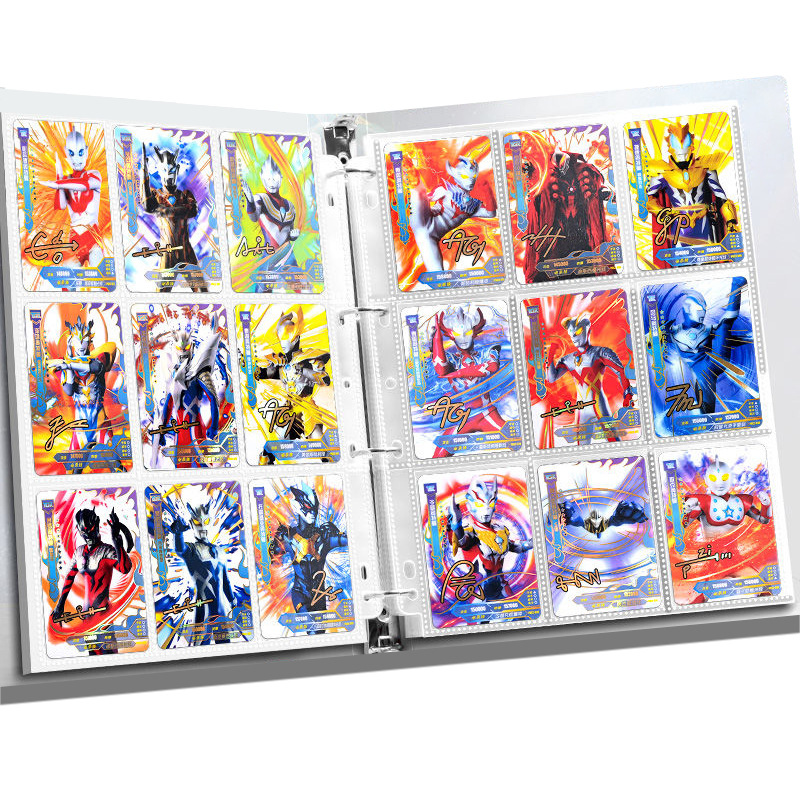 A4 Jiugongge Ultraman's Card Book Collection Libro de colección Edición de lujo Cero Genuino Zeta Colección grande y almacenamiento