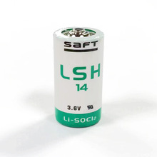 SAFT法国进口LSH14锂电池3.6V可加接线插头工控PLC呼吸机用2号C型
