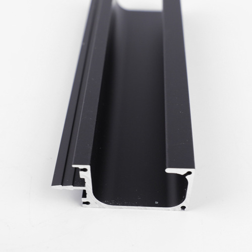 18-panel kitchen cabinet with G-shaped end caps, curved concealed handles, and invisible edge-sealed handles for wardrobe doors