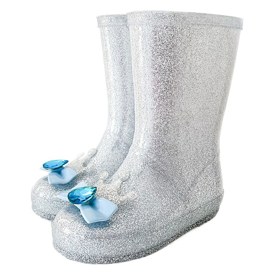 MINI DD2025 новый детский сапоги для девочек принцесса водная обувь для детей водонепроницаемый противоскользящий средний цилиндр