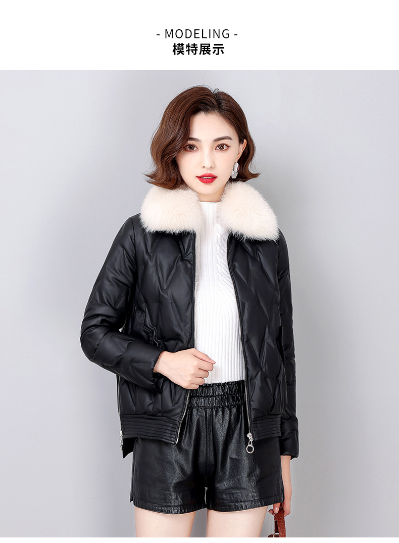 D3657 4050K ÁO DA NỮ HEFTDTH BIG SIZE NGOẠI CỠ MÙA XUÂN THU ĐÔNG DÀY ẤM THỜI TRANG NỮ DA BÒ G06 SẢN PHẨM MỚI