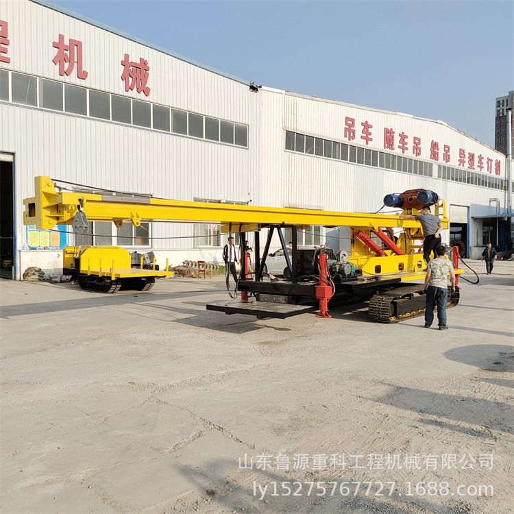 双联电机cfg地基打桩机 履带式长螺旋引孔机 混凝土灌注钻机