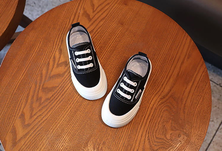 Children's Canvas Sneakers With Leopard Print For Girls_voghion.com