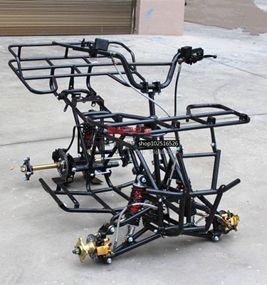 Motorcycle frame complete frame for the Little - front-disc-brake-rear-disc-brake