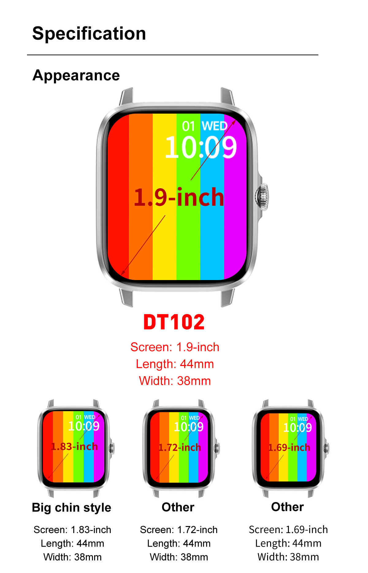 DT102 Bluetooth calling smart watch wireless charging NFC_voghion.com