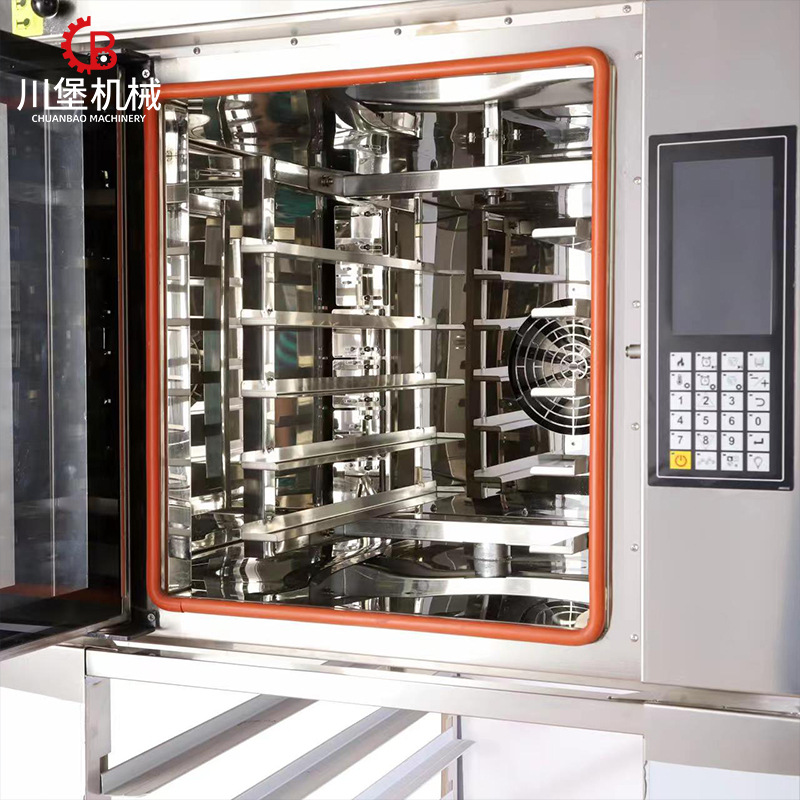 柏川热风循环旋转风炉烤箱商用电热烘炉5盘面包披萨烘焙焗炉风炉