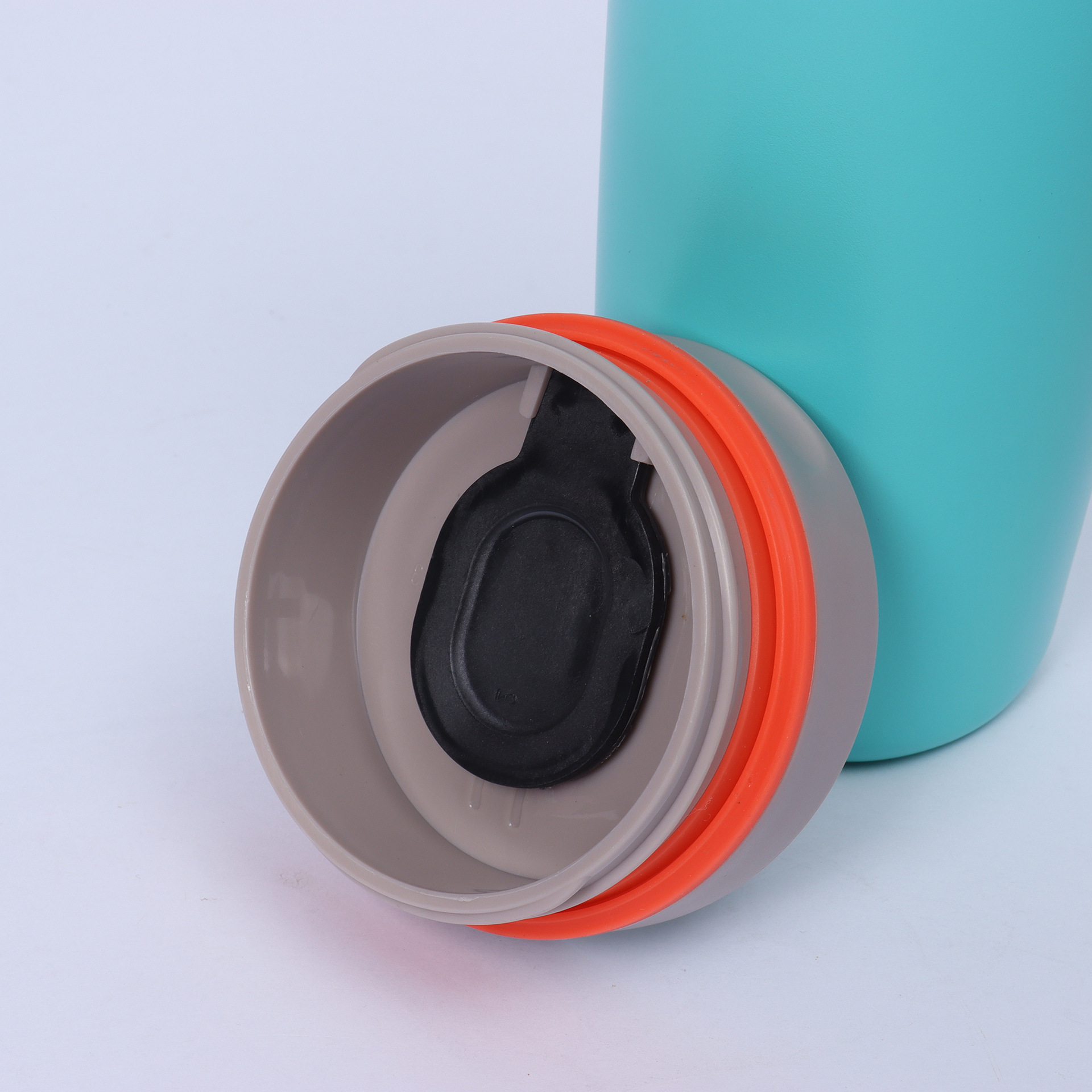 Taza de café owala personalizada con el mismo estilo Taza de vacío de acero inoxidable 304 de vacío creativo Taza de regalo de automóvil portátil simple