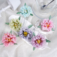 森系仿真花牡丹假花diy手工古风发饰搭配装饰花头拍摄道具