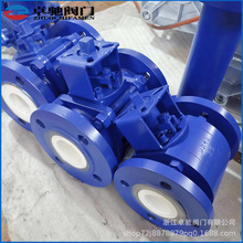 陶瓷球閥Q41TC-16C手動耐磨球閥 介質石灰漿液用全襯電動陶瓷球閥