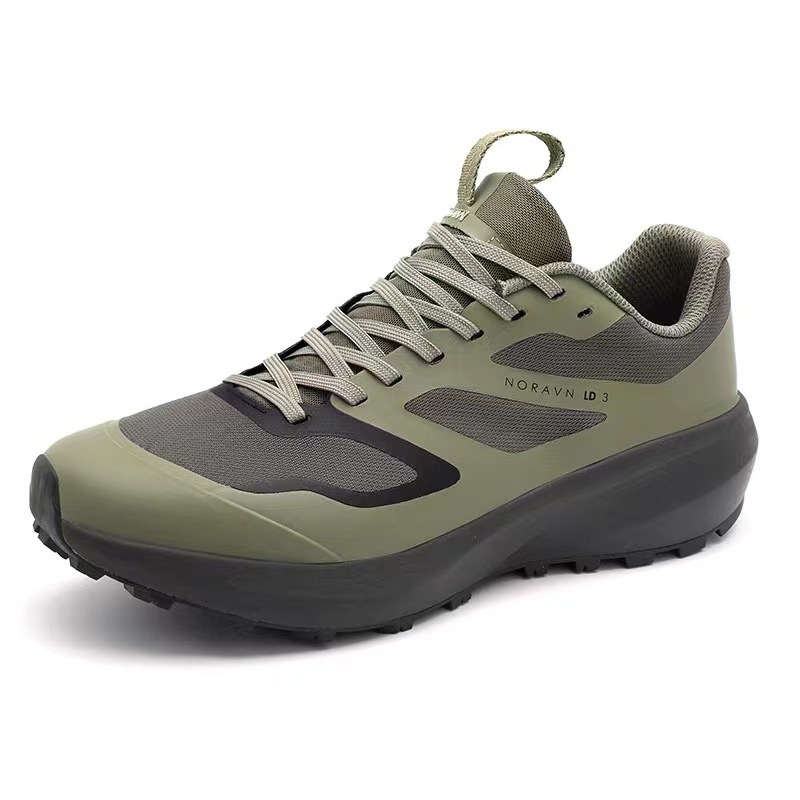 Pájaro con zapatos de carrera impermeables zapatos de montaña para hombre anti-deslizante transpirables zapatos de senderismo de fondo de verano red de trotar cómodo