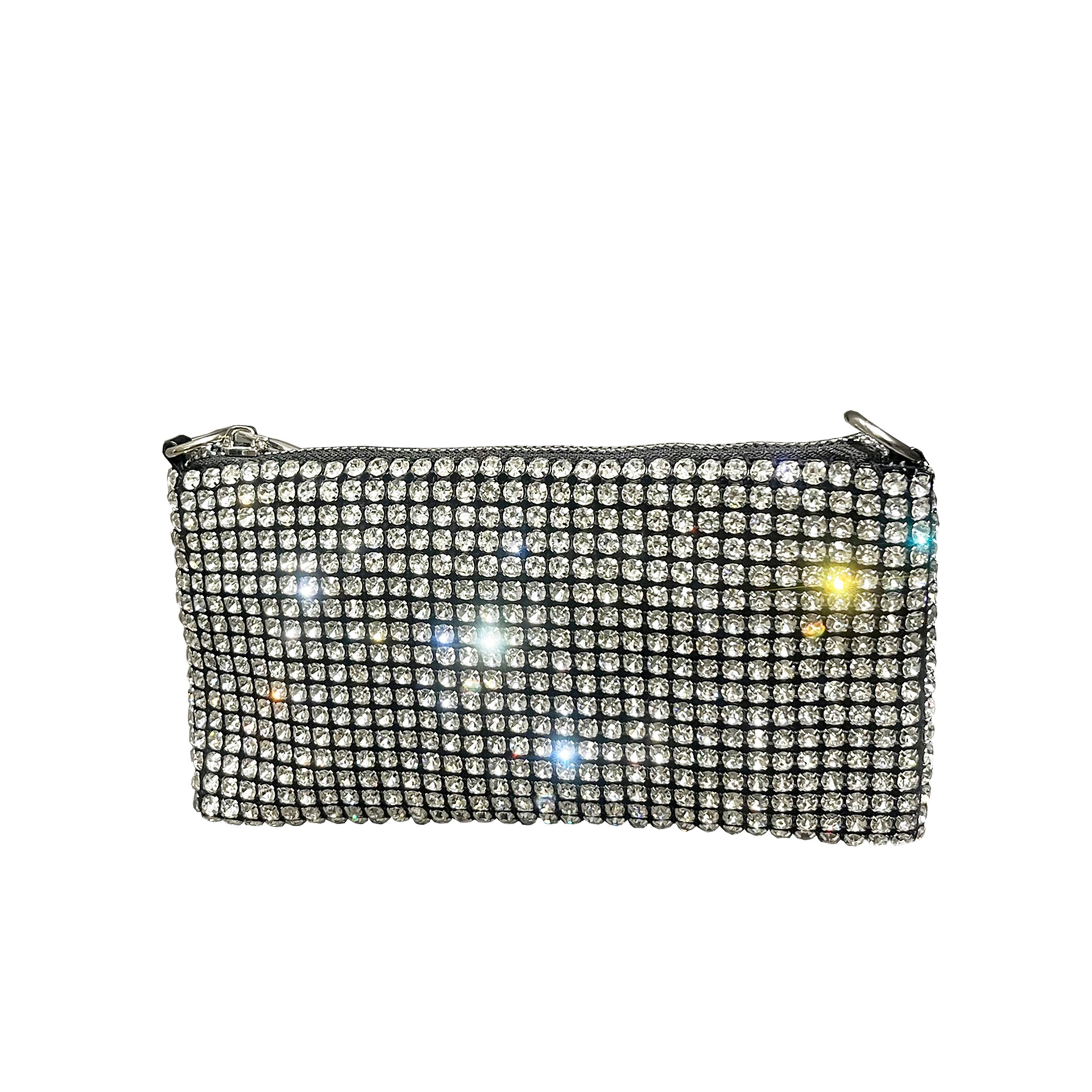 Bolsas de mujer transfronterizas europeas y estadounidenses cadenas de diamante brillante bolsas de teléfono móvil bolsas de hombro bolsas de mano bolsas de cena