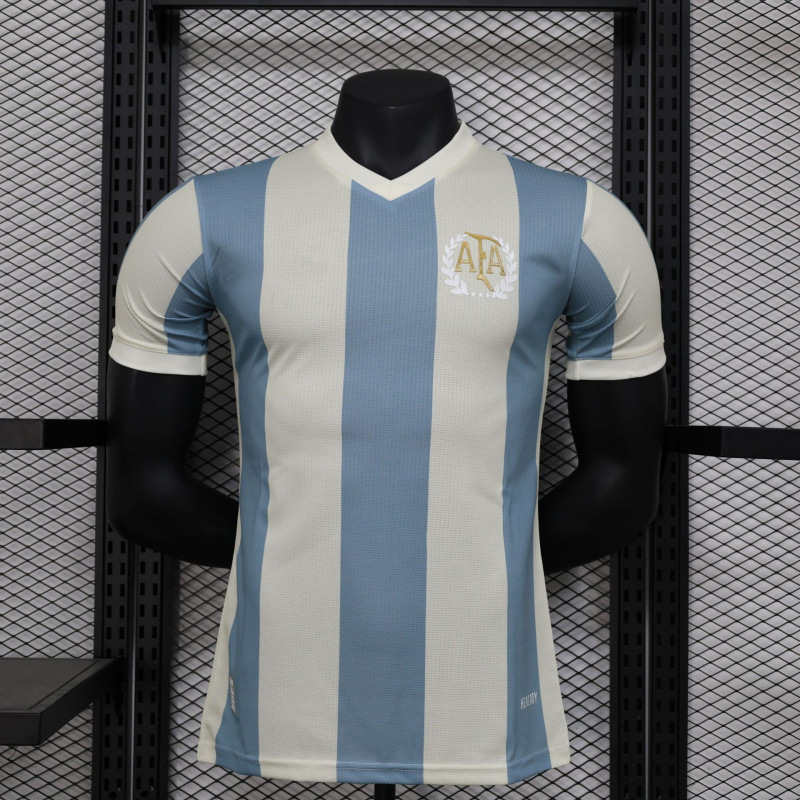 25-26 Jugadores argentinos, uniformes de fútbol de fans, uniformes de entrenamiento de edición especial de Messi, España