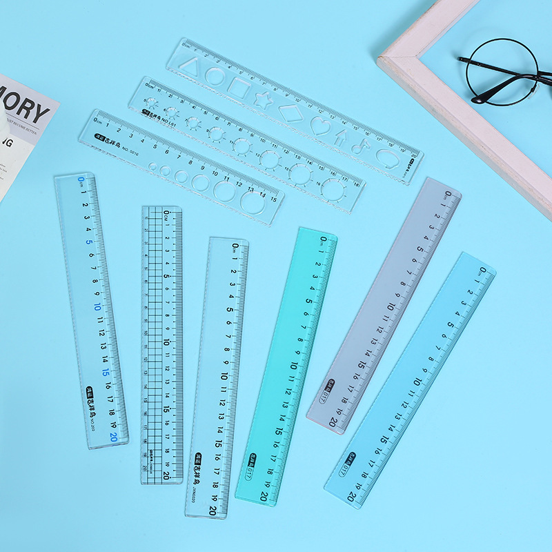 Multi-Size Acrylic Ruler, Drawing and Measuring Student Flexible Ruler, Stationery and School Supplies Plastic Ruler in Stock Multi-Size Acrylic Ruler, Drawing and Measuring Student Flexible Ruler, Stationery and School Supplies Plastic Ruler in Stock