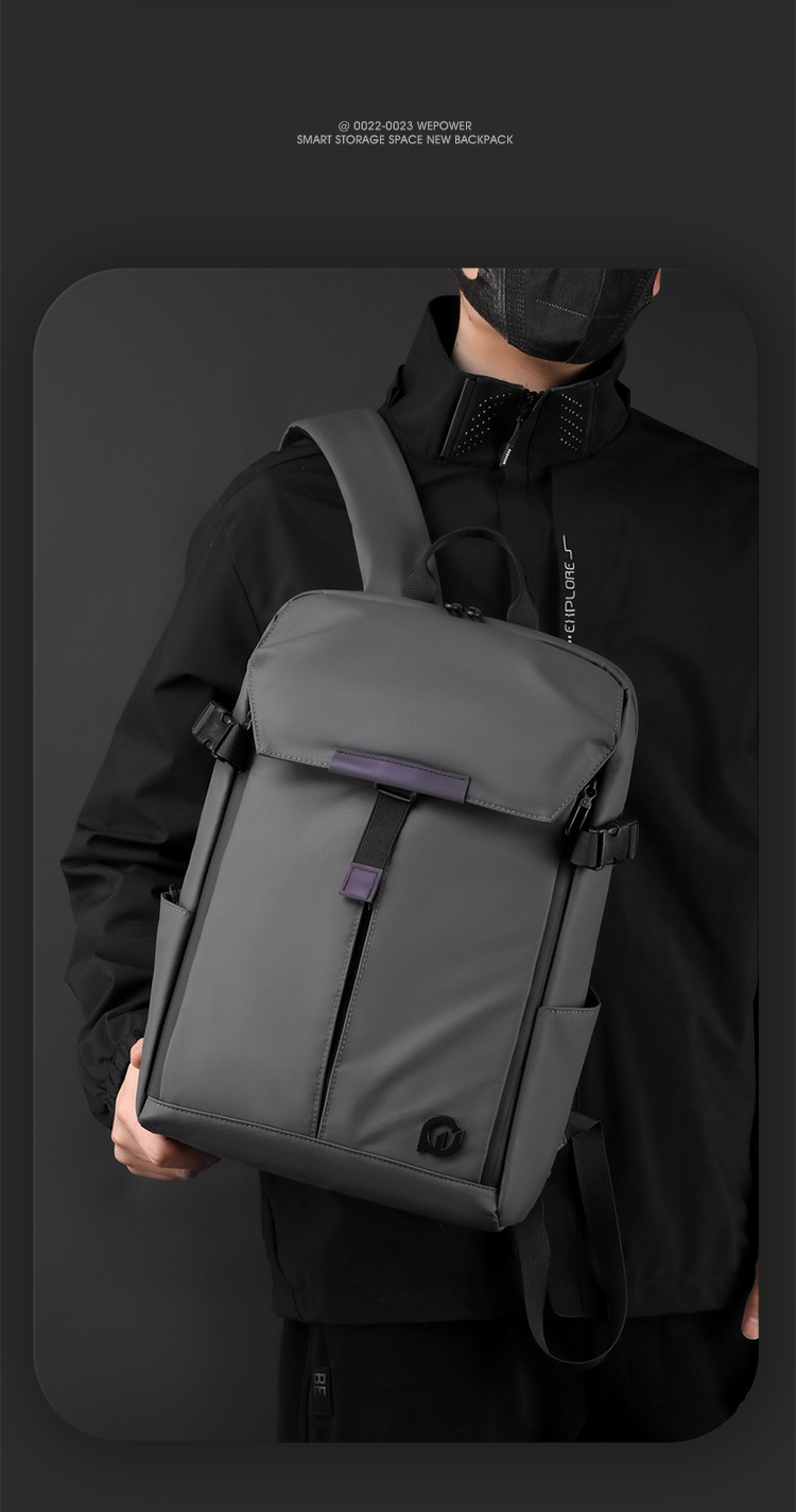 WEPOWER ny gränsöverskridande herrfunktionell ryggsäck vattentät stor kapacitet multifunktionell ryggsäck datorväska_voghion.com