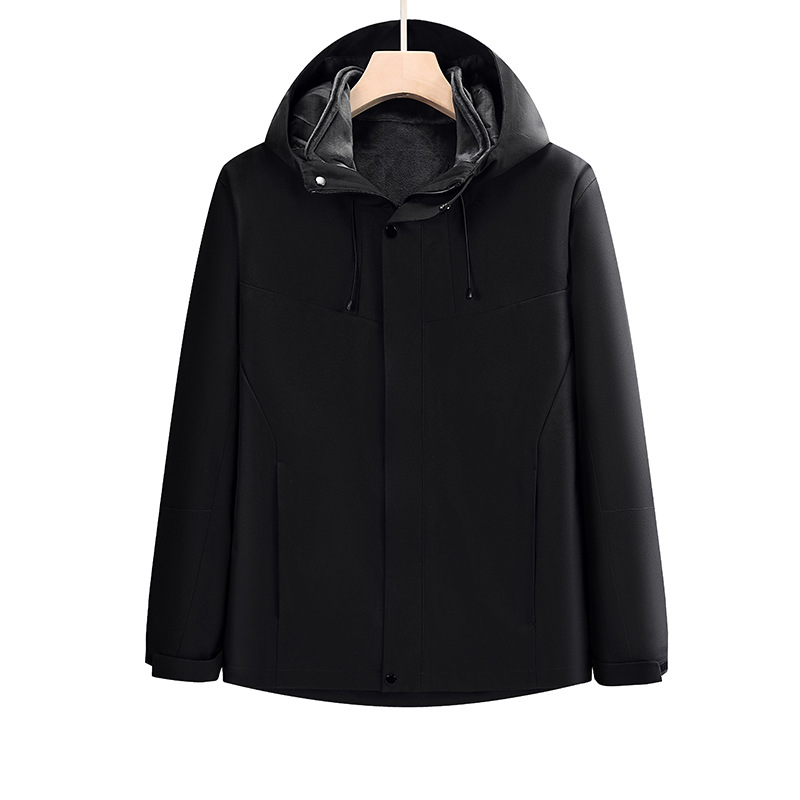 impermeable a prueba de agua a prueba de lluvia a prueba de aceite a prueba de arañazos chaquetas masculinas y femeninas 3 en 1 al aire libre ropa de asalto personalizada logotipo de alta calidad