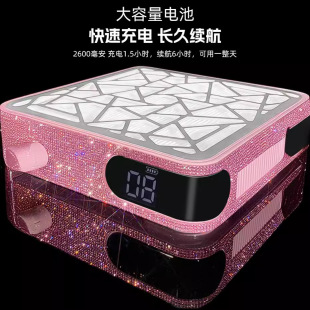 Cross-border Power Storage Nail Art Vacuum Cleaner Diamond-encrusted Brushless Motor