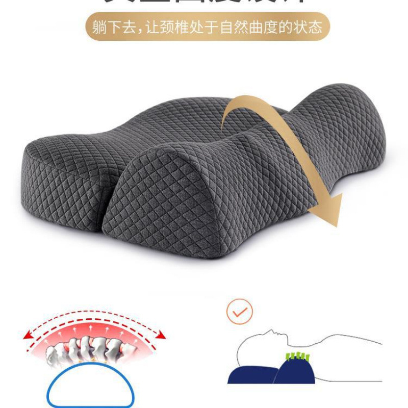 almohada anti-ronquido japonesa para dormir auxiliar para dormir lateral almohada respiración nasal almohada por defecto